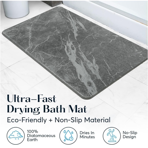 Slate Stone Bath Mat - Picture 3 of 8